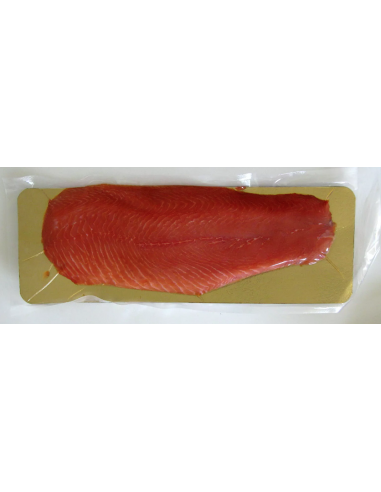 Plaque de saumon fumé tranché, la plaque de 800 gr